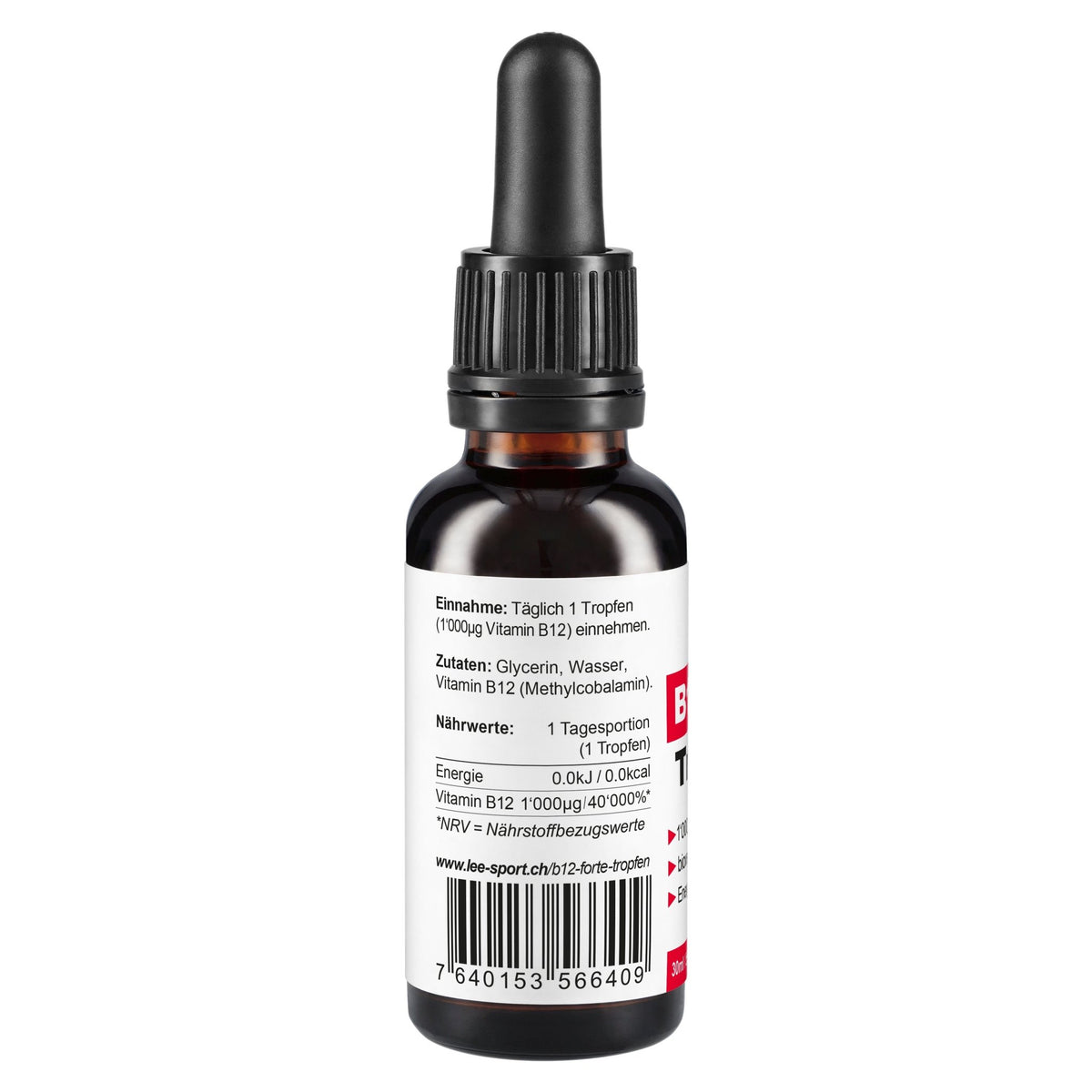 B12 Forte Tropfen, Nutrition Facts