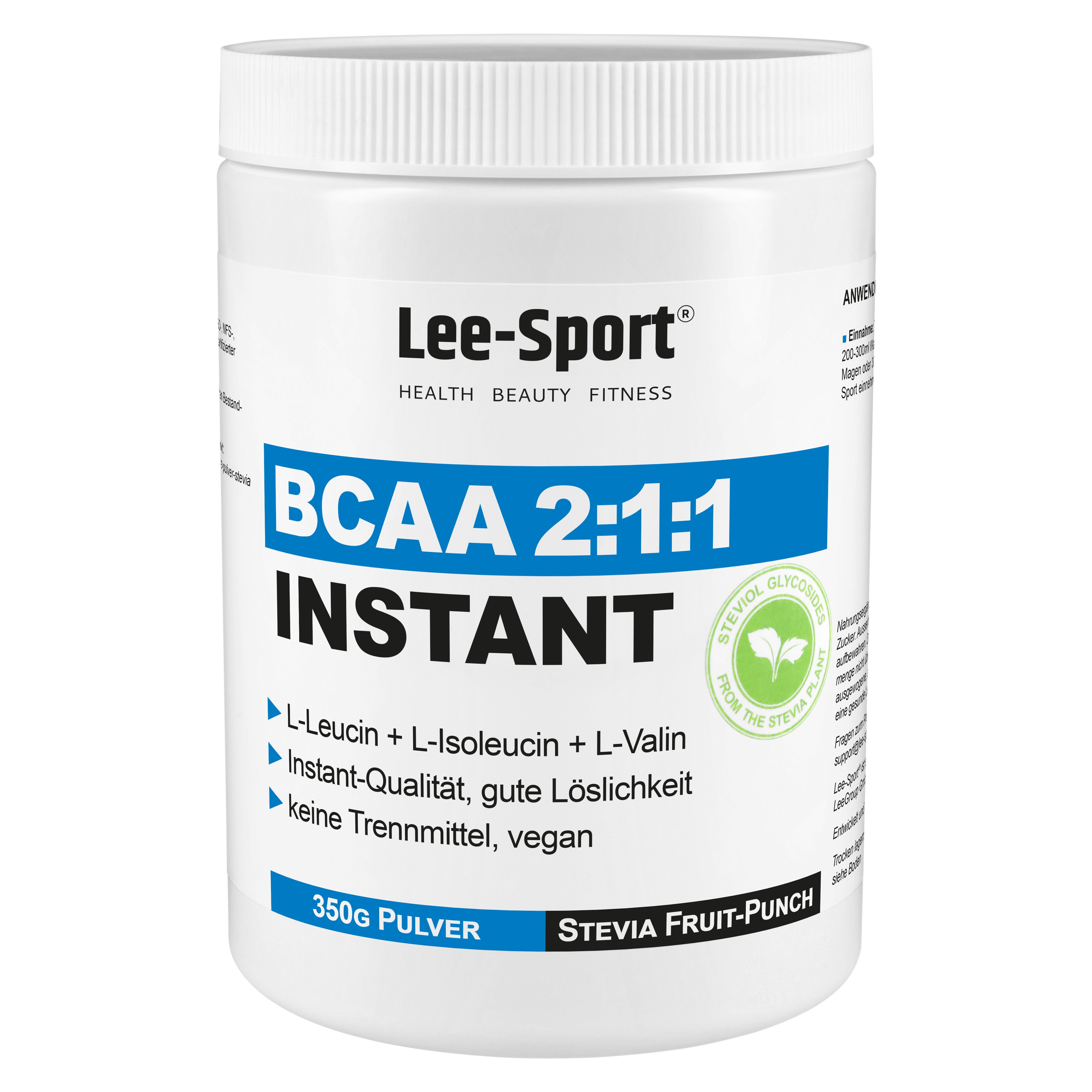 BCAA Instant Stevia Fruit Punch
