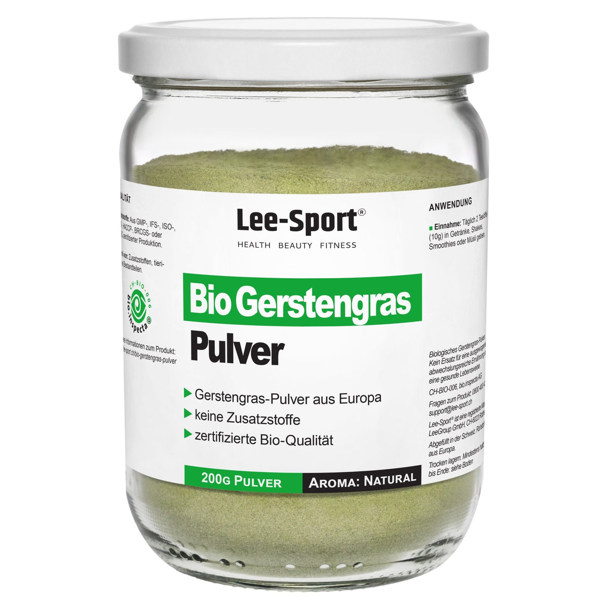 Bio Gerstengras Pulver