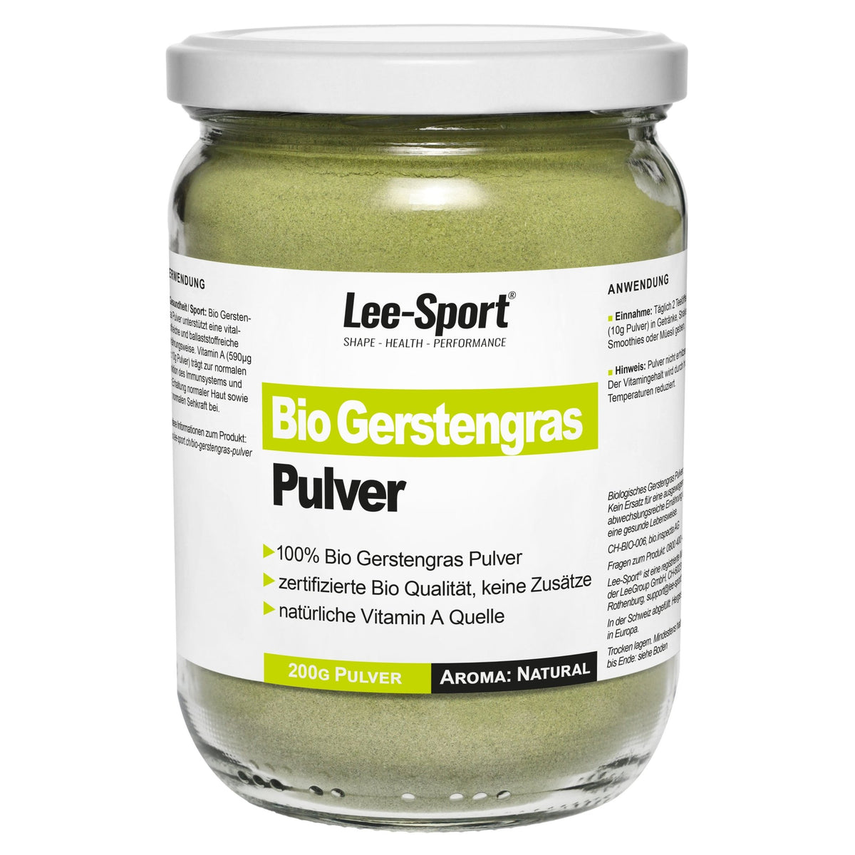 Bio Gerstengras Pulver