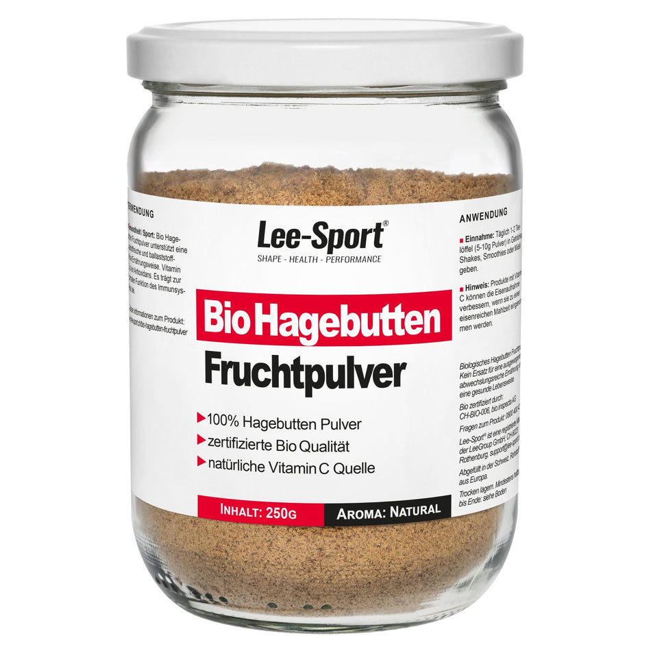 Bio Hagebutten Fruchtpulver