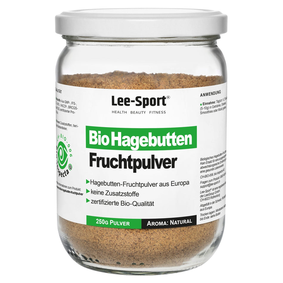 Bio Hagebutten Fruchtpulver