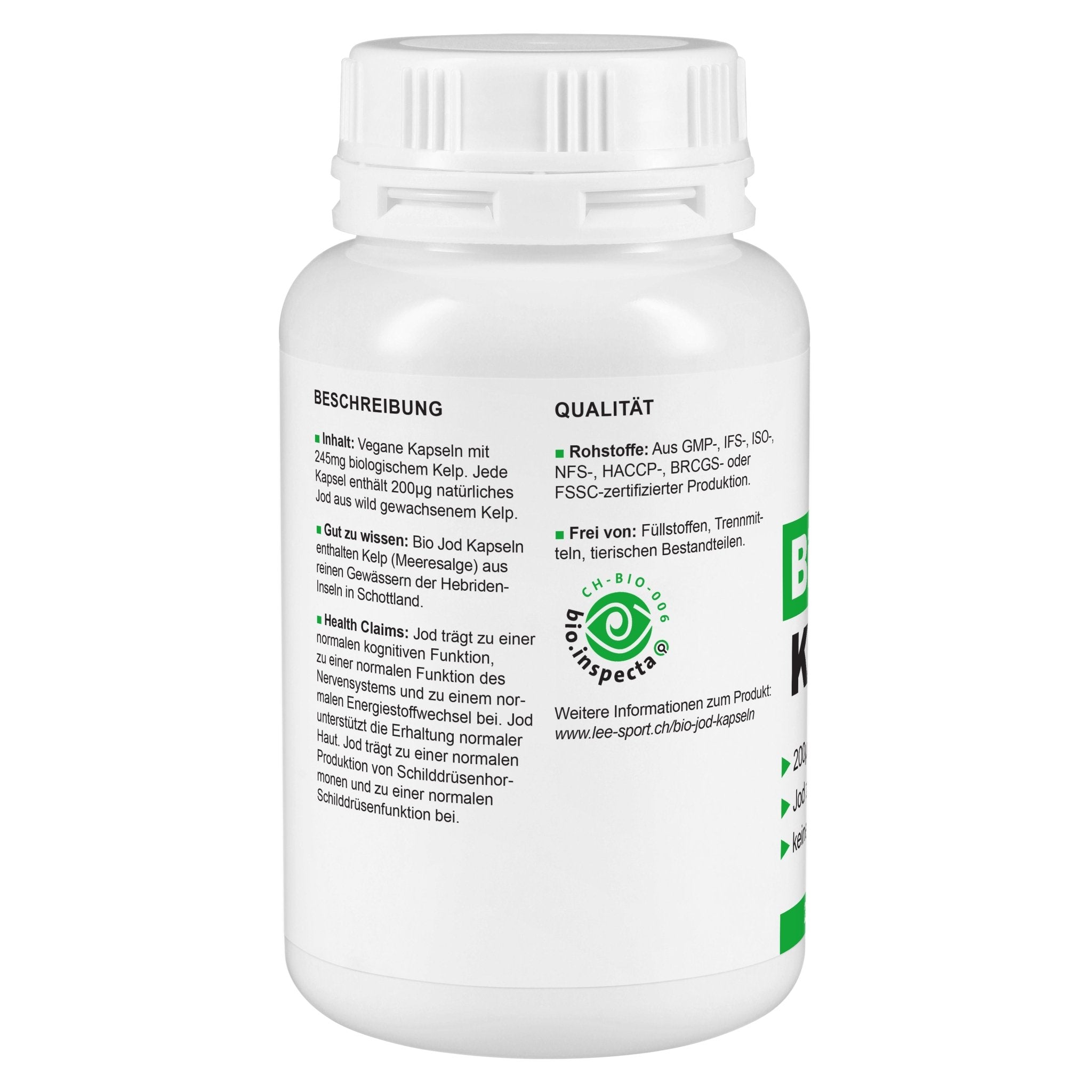 Bio Jod Kapseln, Beschreibung