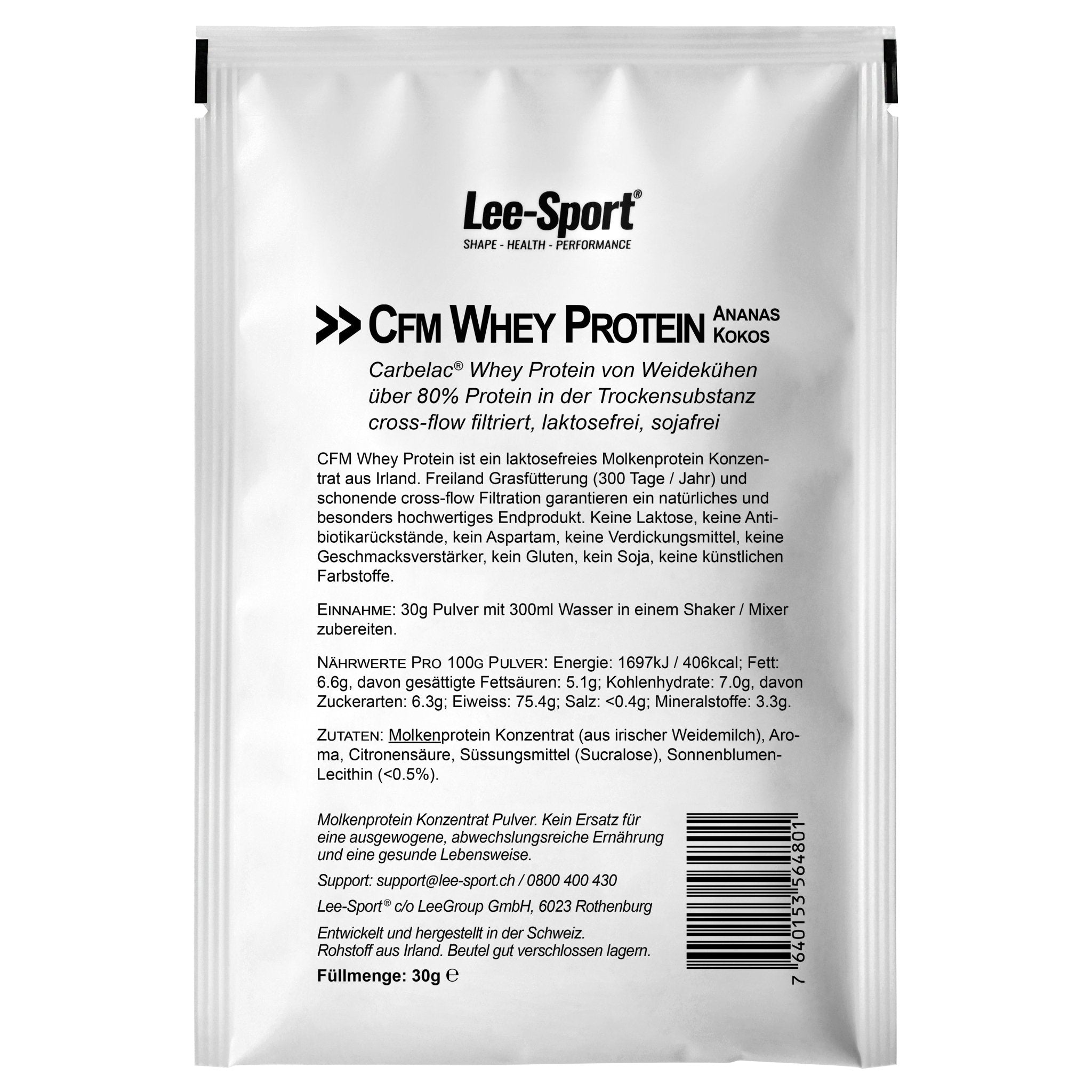 CFM Whey Protein Ananas Kokos Probe