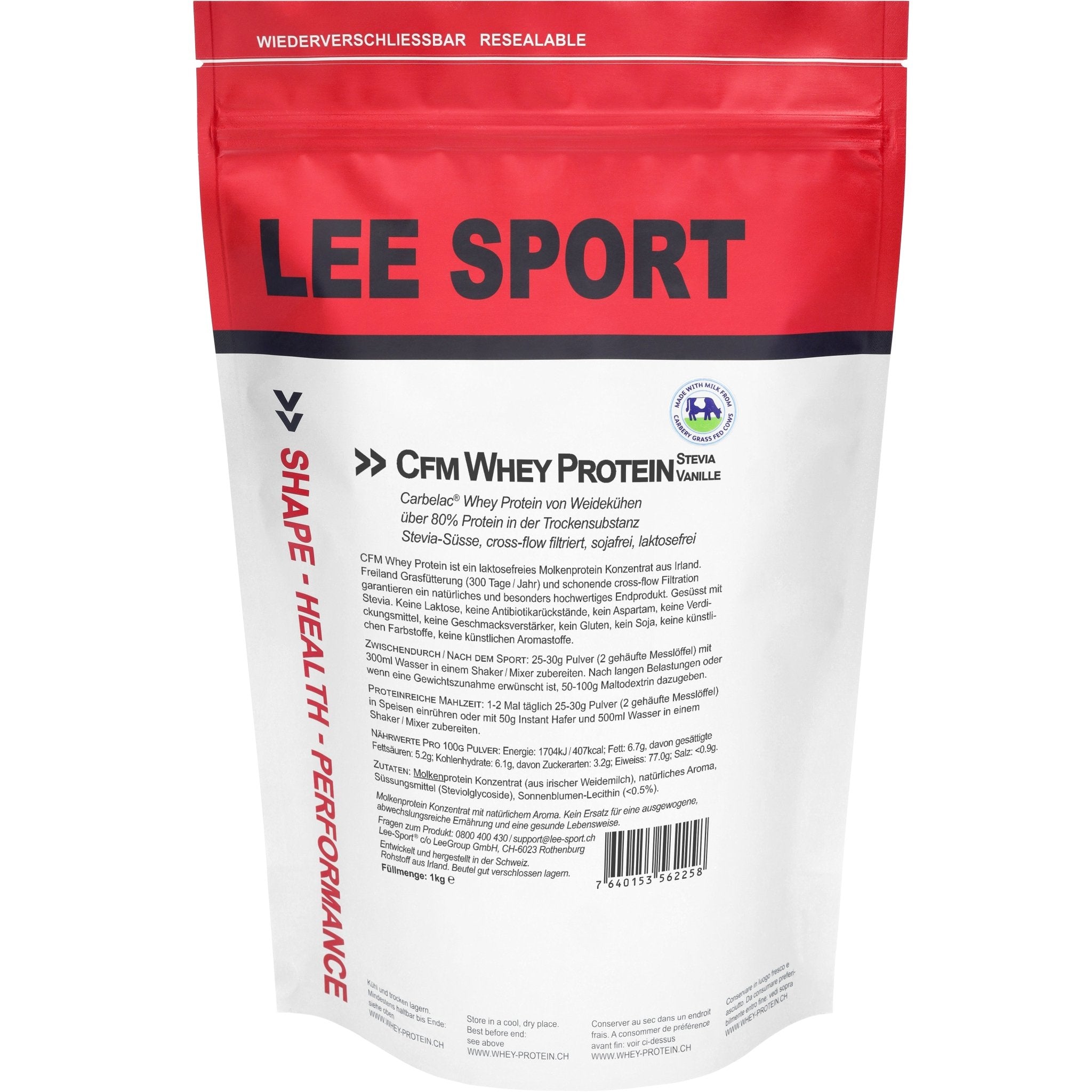 CFM Whey Protein Stevia Vanille