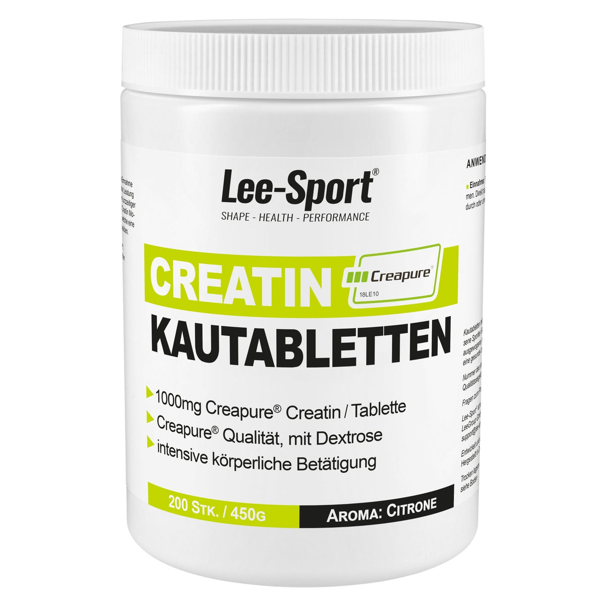 Creatin Kautabletten, 100% Creapure® Creatin