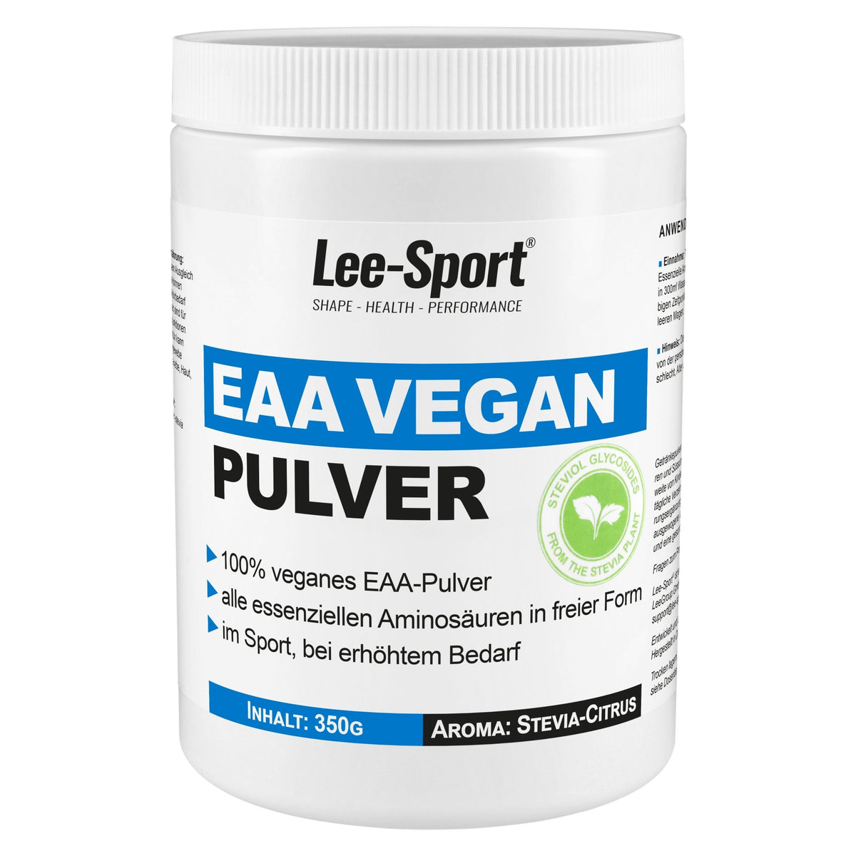 EAA Vegan Pulver Stevia Citrus