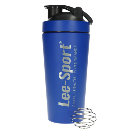 Edelstahl Blender Bottle, blau