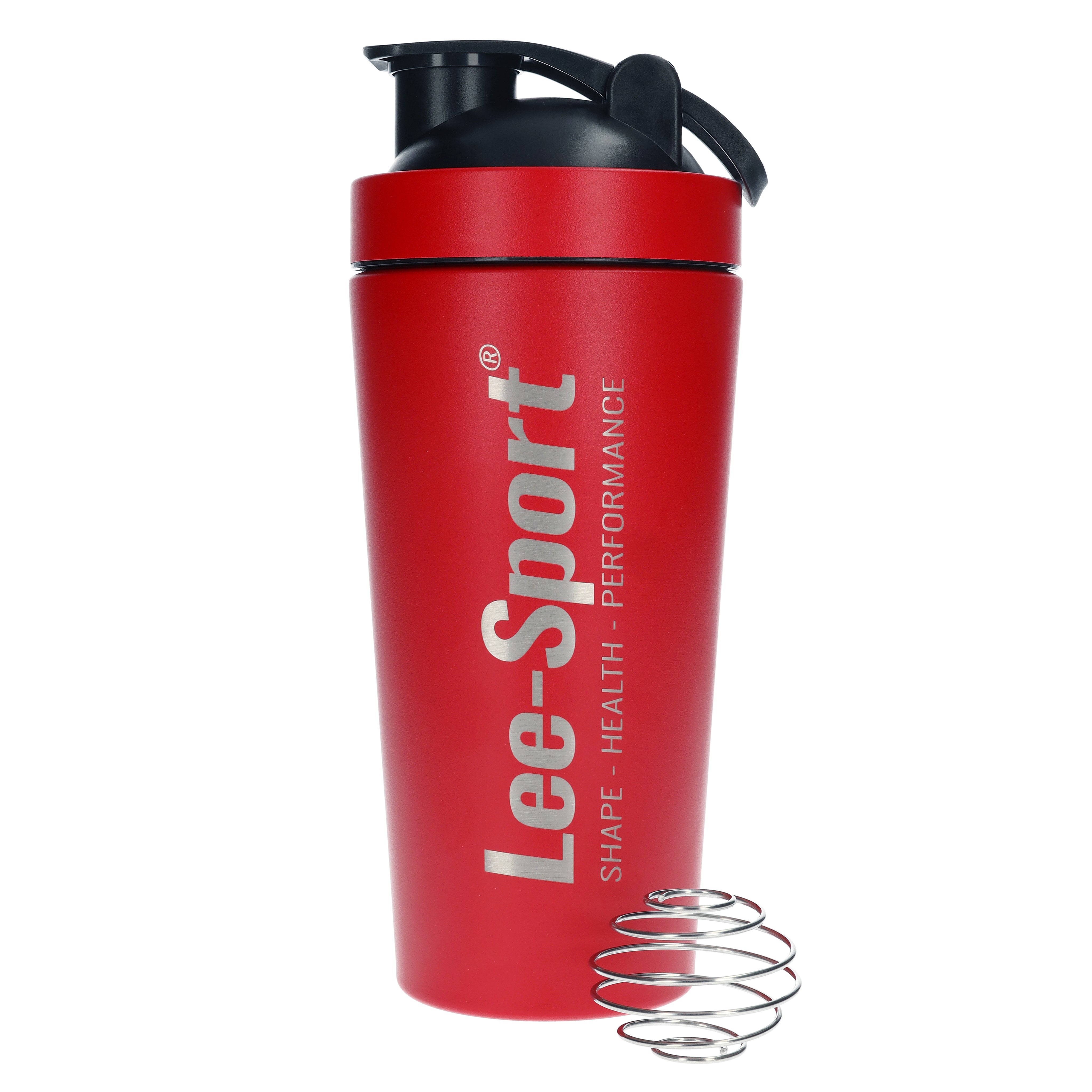 Edelstahl Blender Bottle, rot