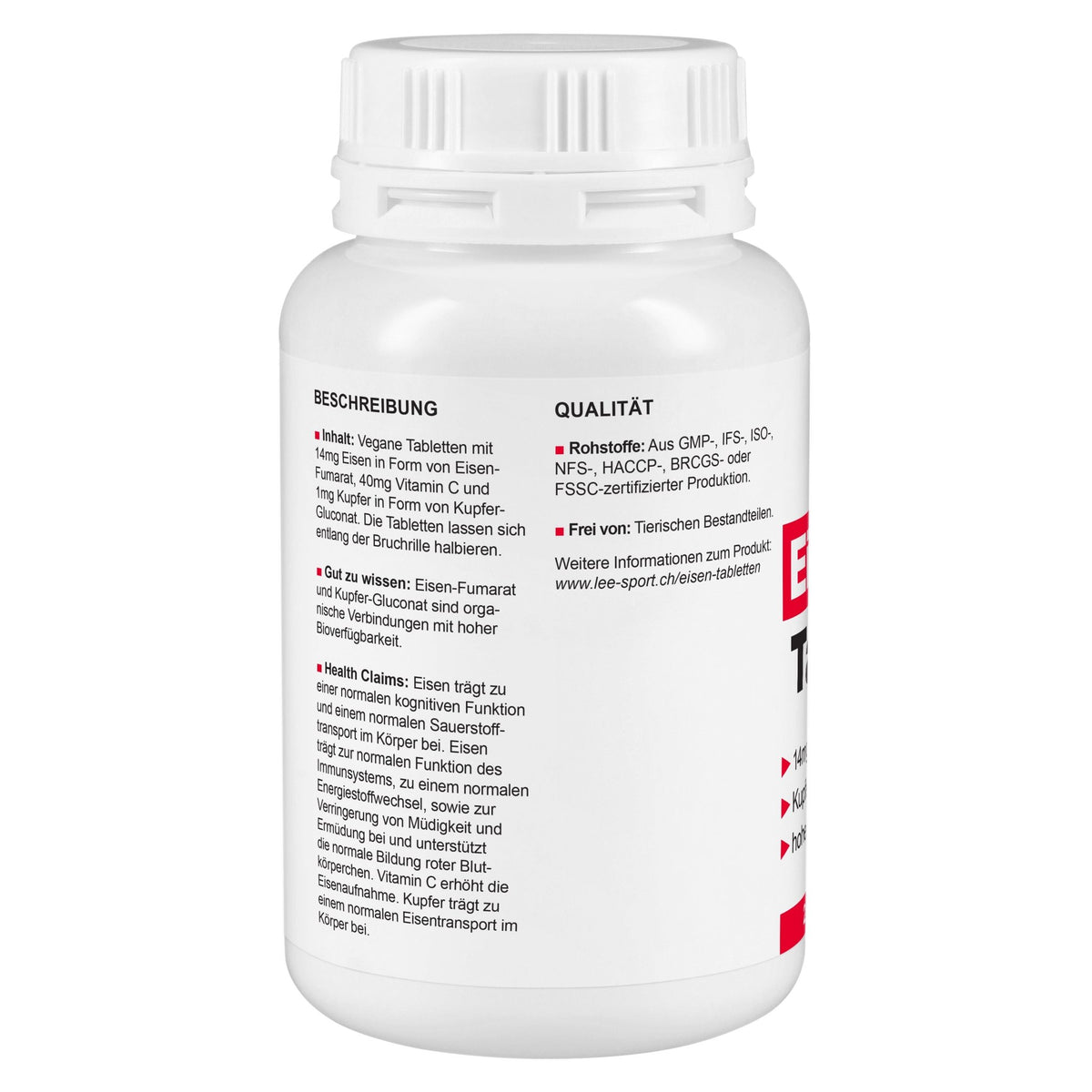 Eisen Plus Tabletten, Beschreibung