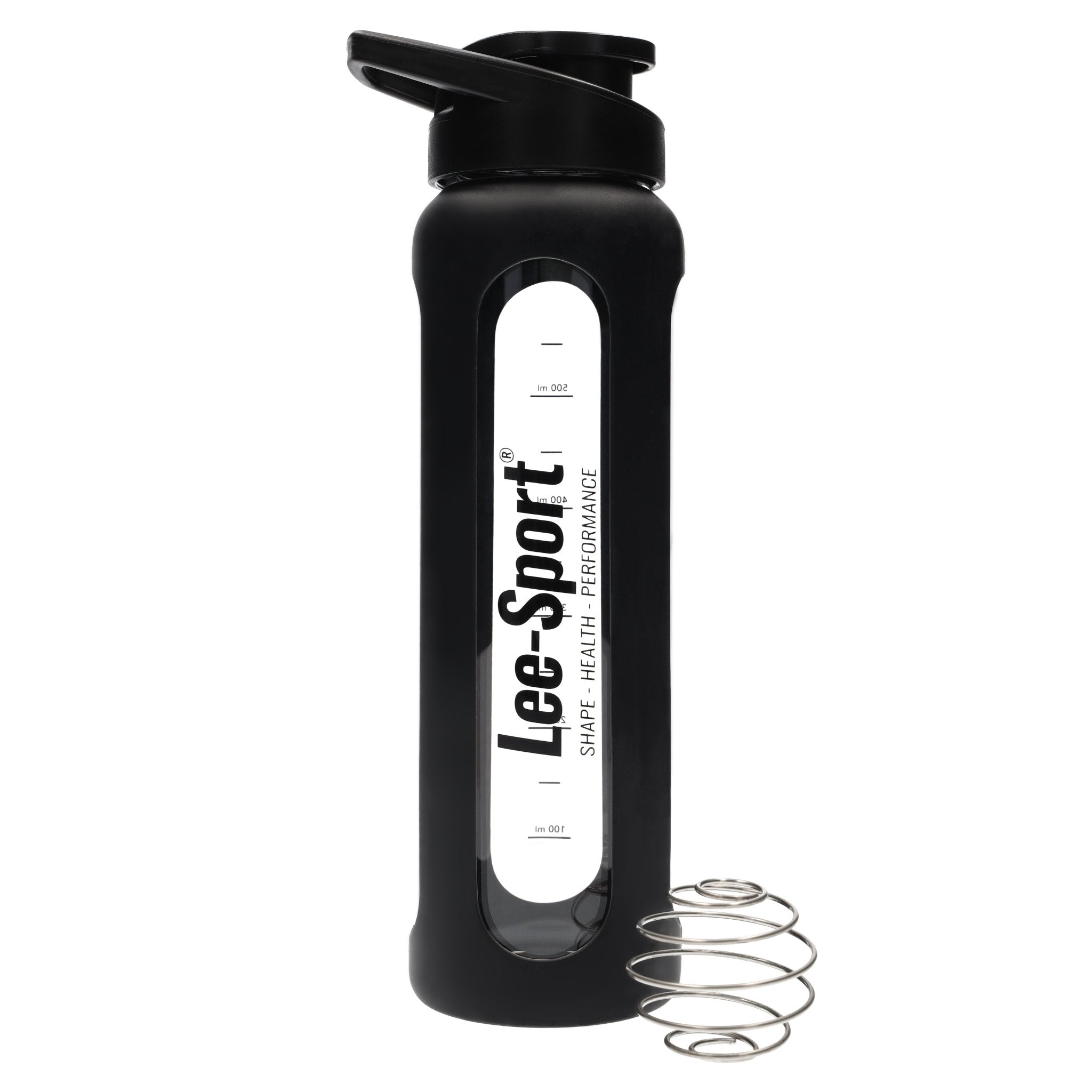 Glas Blender Bottle schwarz