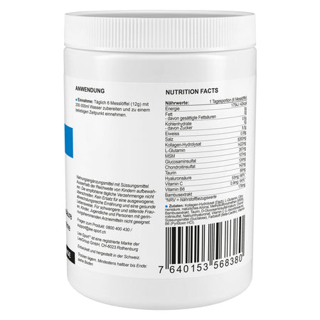 Kollagen Forte Orange, Nutrition Facts