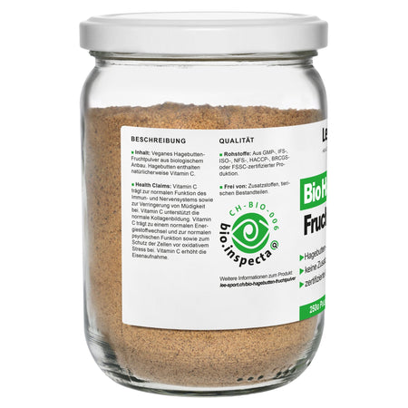 Bio Hagebutten Fruchtpulver, Beschreibung