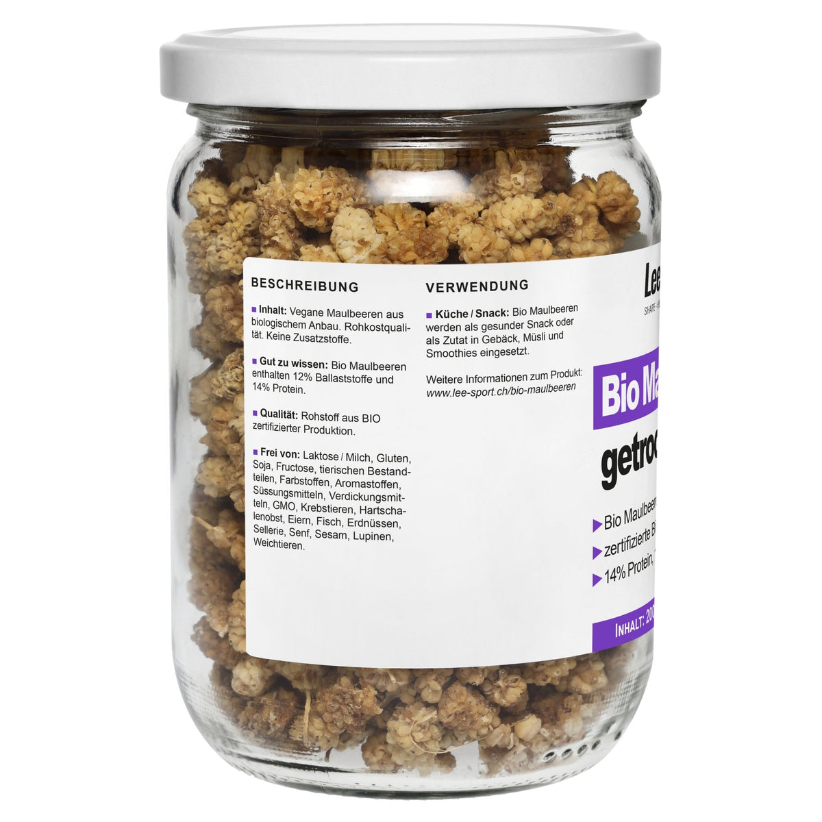 Bio Maulbeeren, Beschreibung