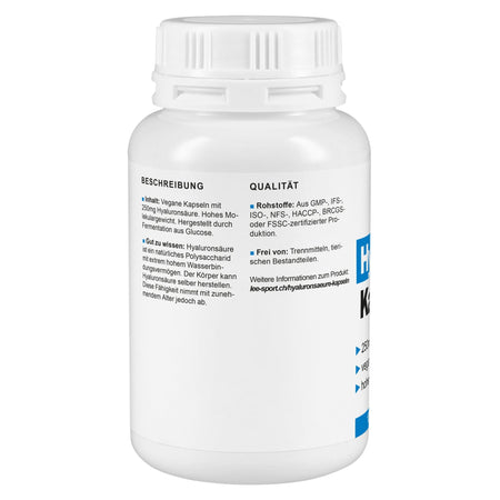 Hyaluronsäure Kapseln, Beschreibung