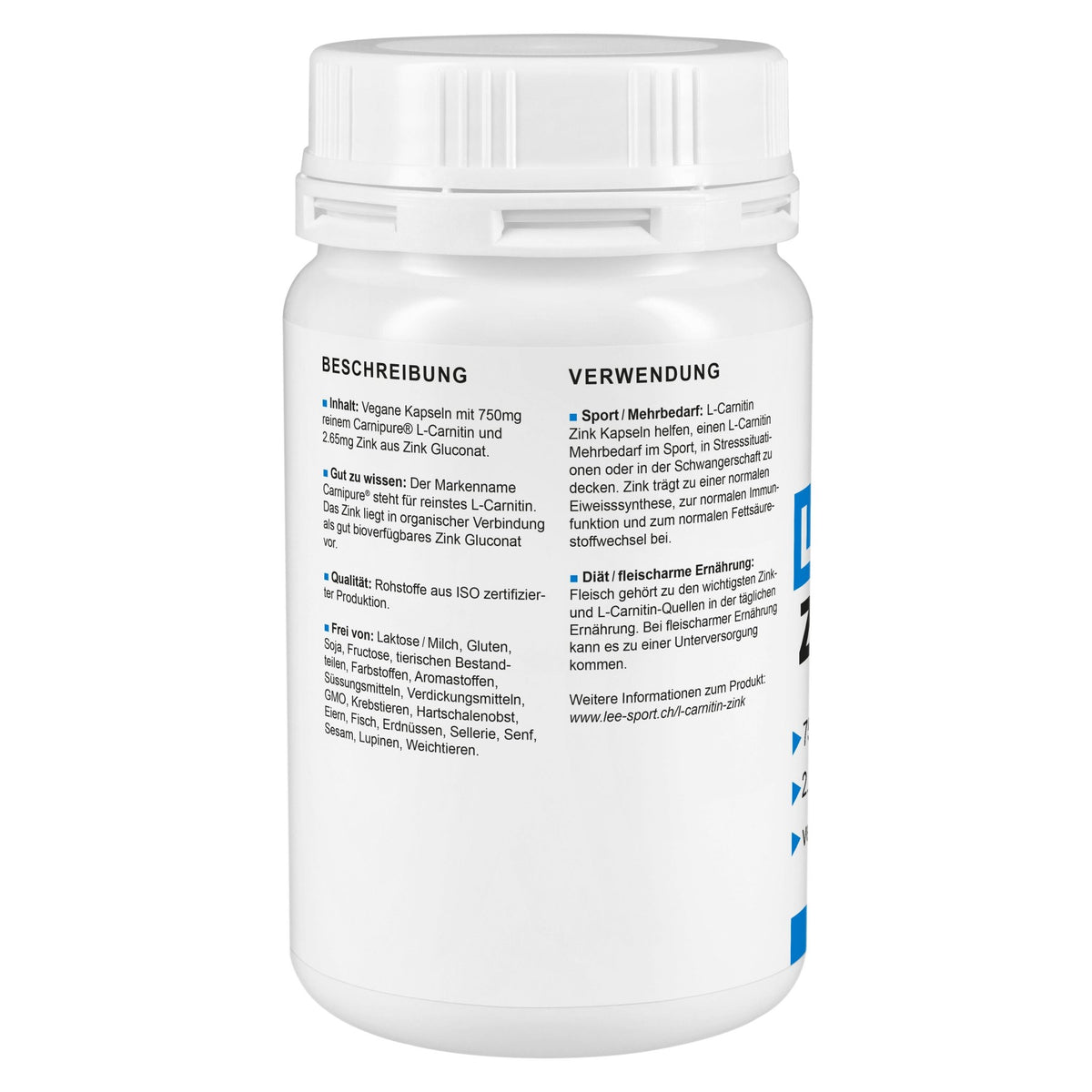L-Carnitin Zink Kapseln, Beschreibung