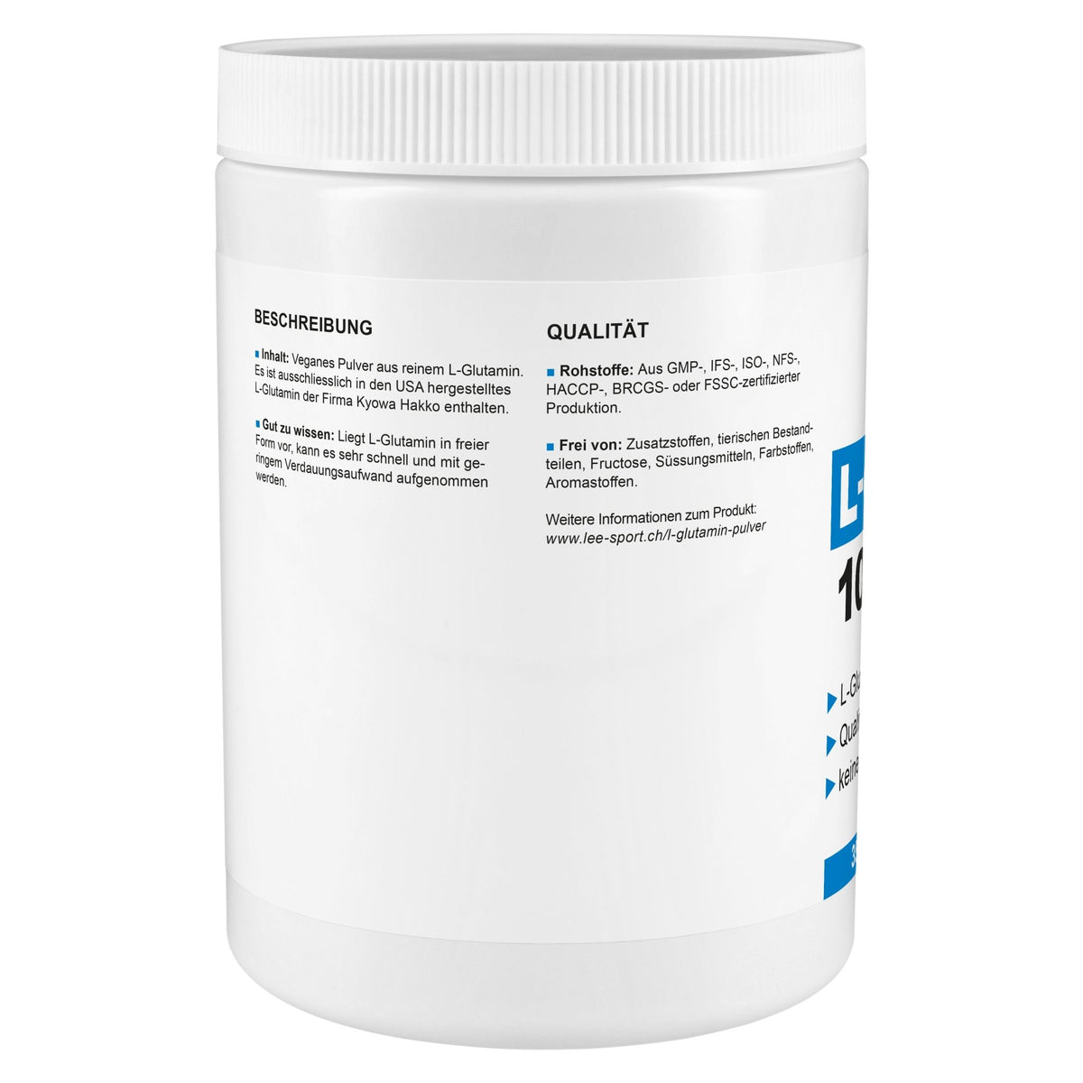 L-Glutamin 100% Pure, Beschreibung