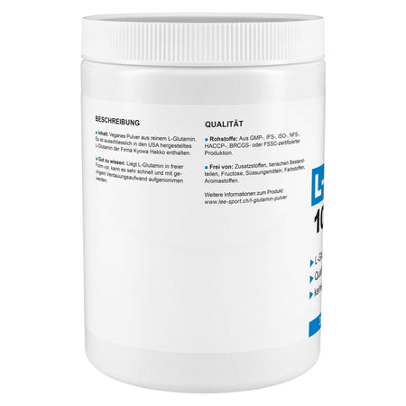 L-Glutamin 100% Pure, Beschreibung