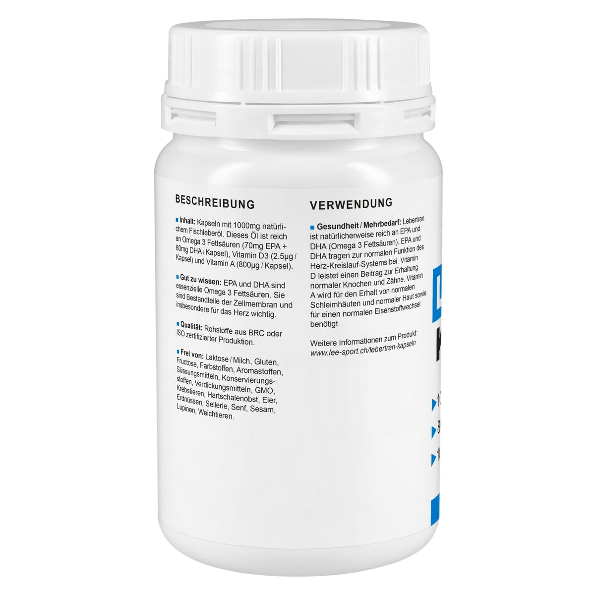 Lebertran Kapseln, Beschreibung