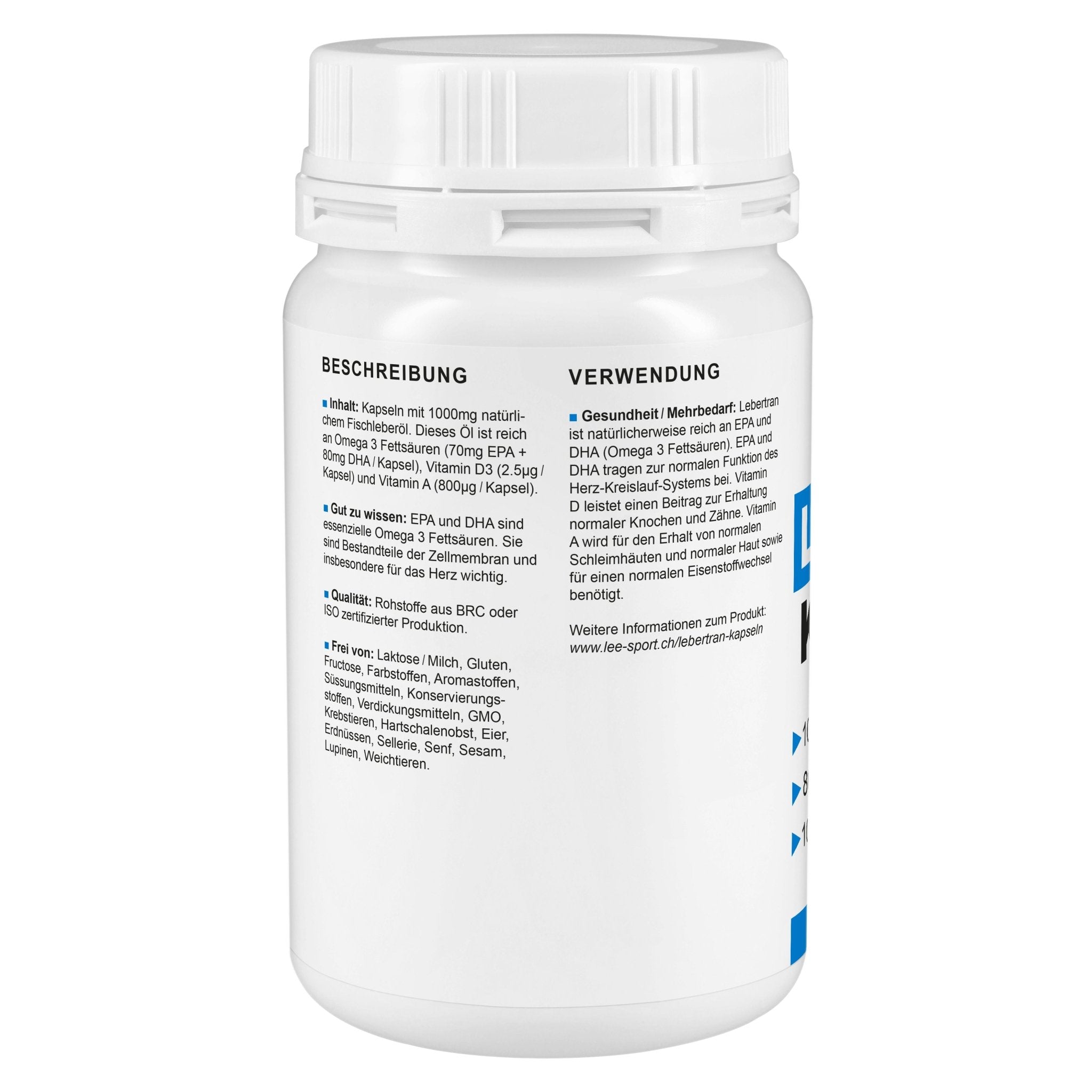 Lebertran Kapseln, Beschreibung