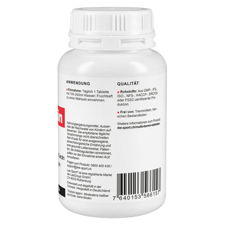 Multivitamin Tabletten, Beschreibung