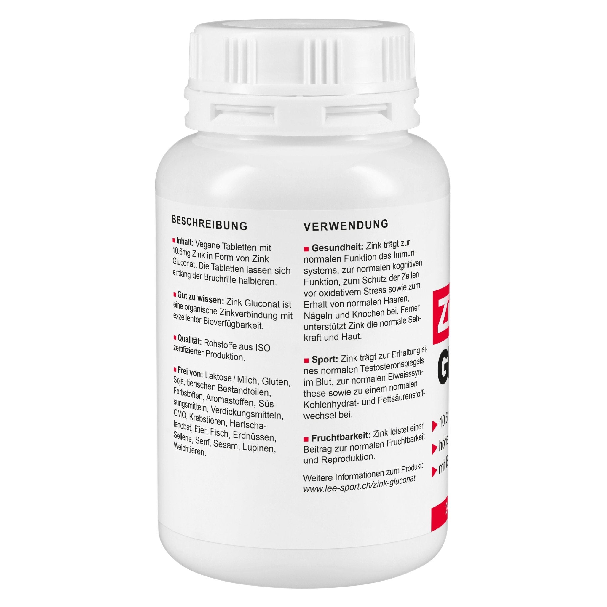 Zink Gluconat, Beschreibung
