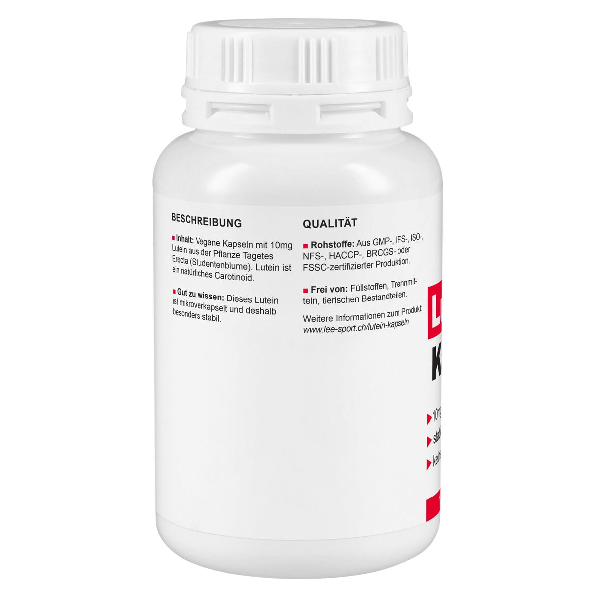 Lutein Kapseln, Beschreibung