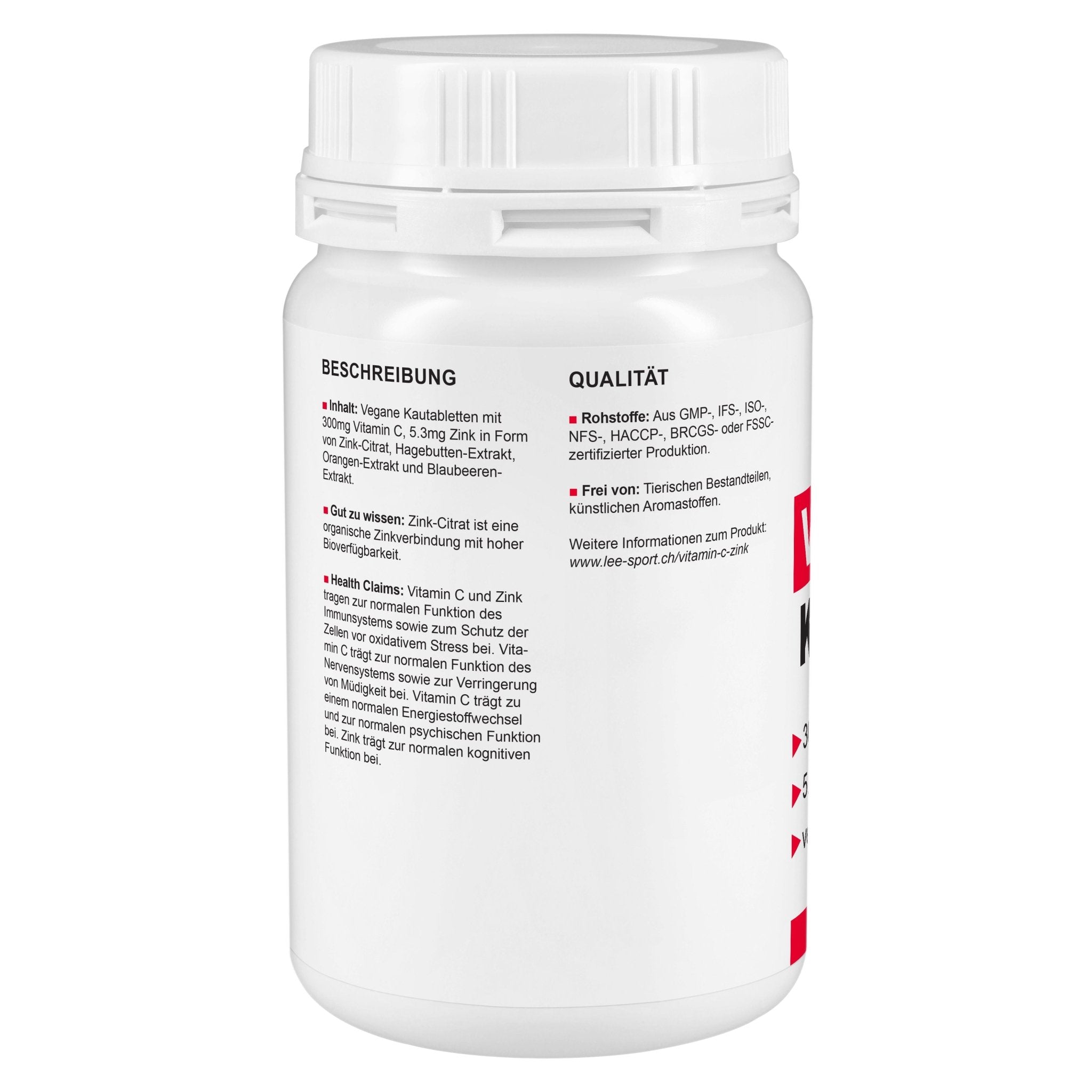 Vit-C Zink Kautabletten, Beschreibung