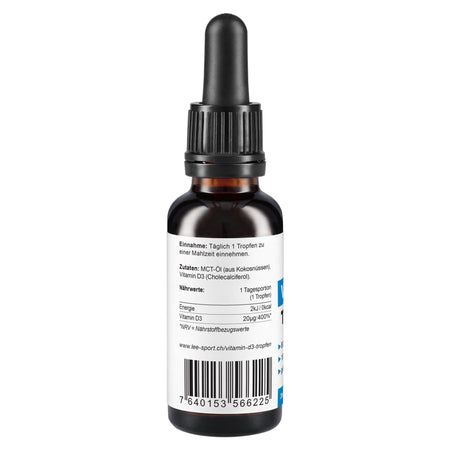 Vitamin D3 Tropfen, Nutritio Facts