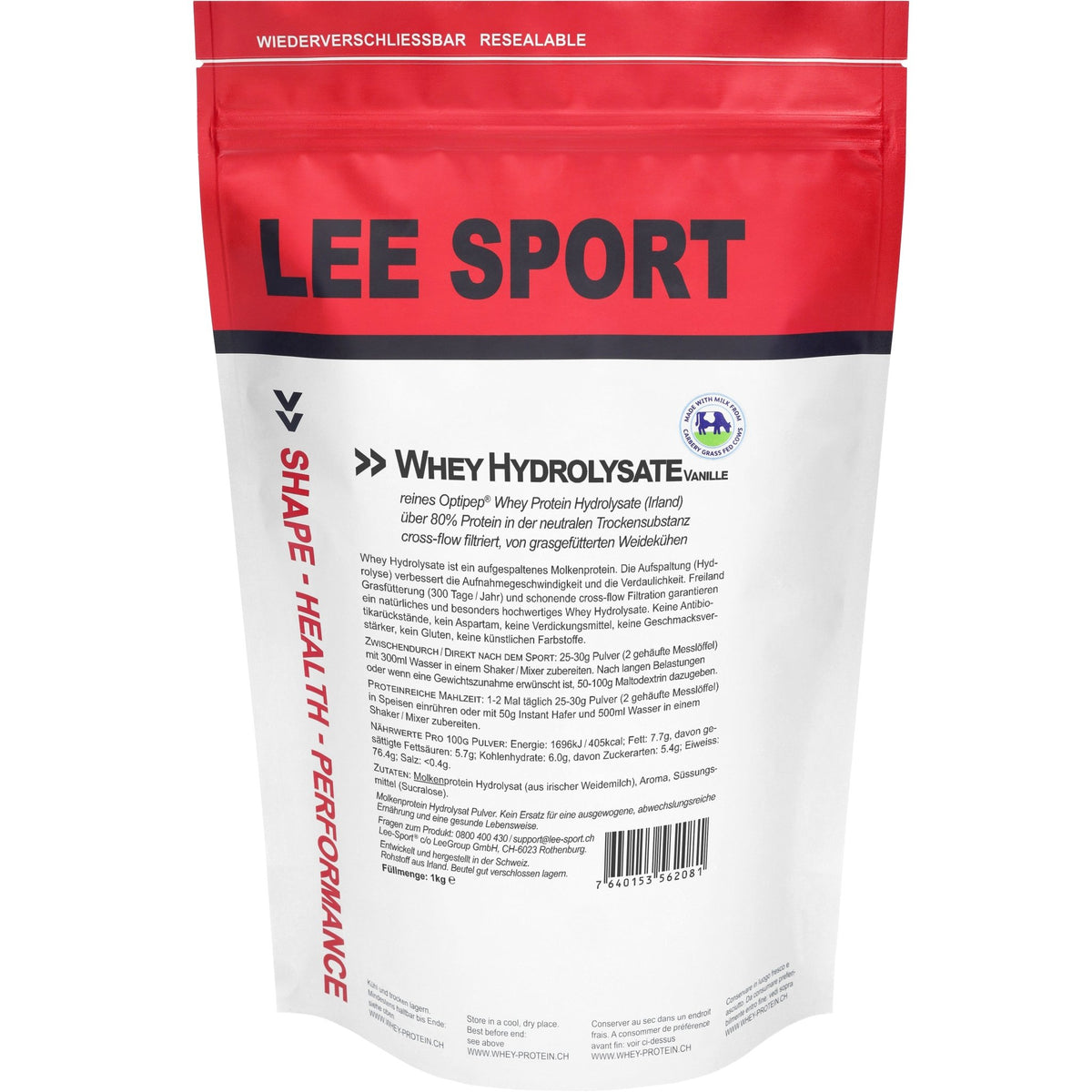 Whey Hydrolysate Vanille