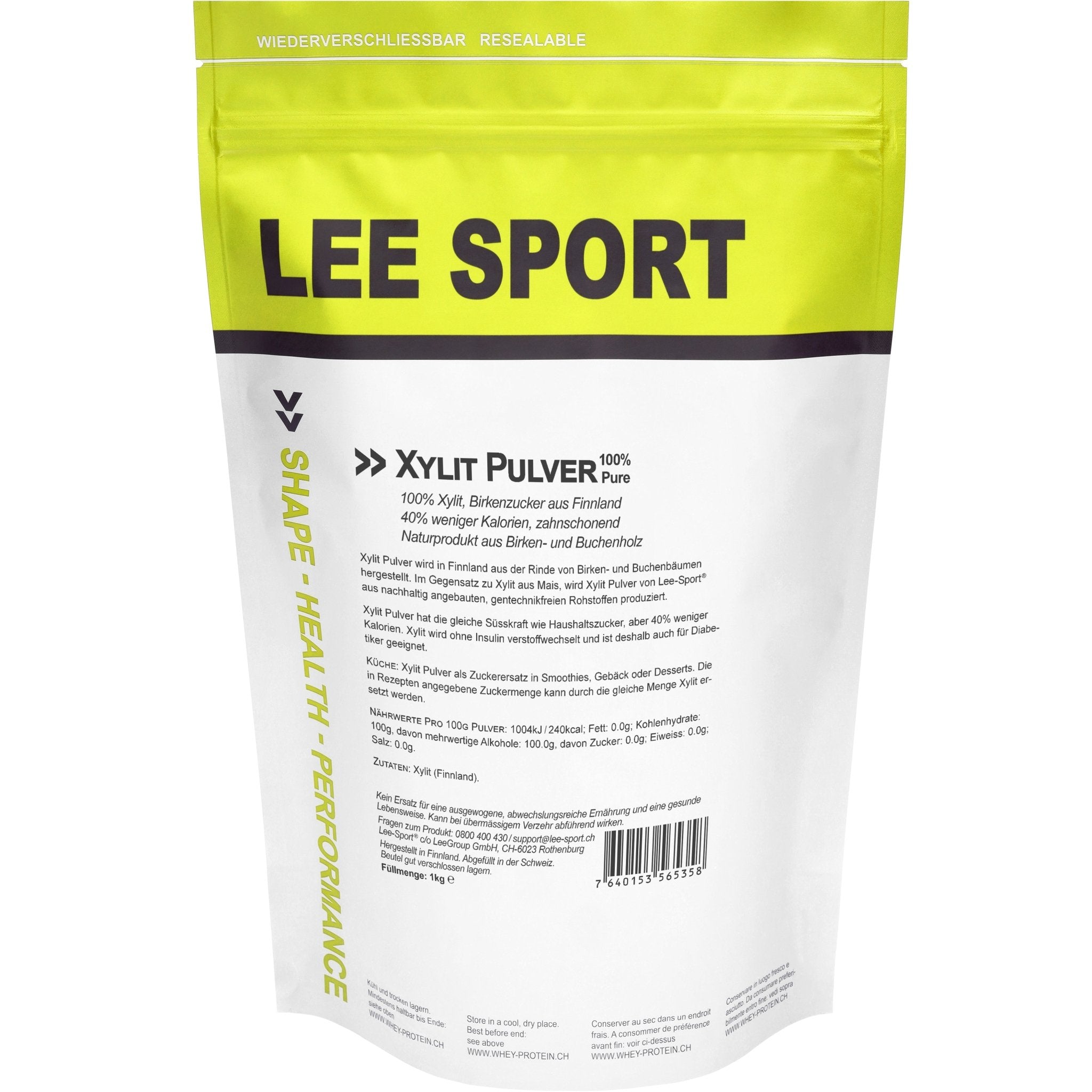 Xylit Pulver, Xivia™ Birkenzucker aus Finnland