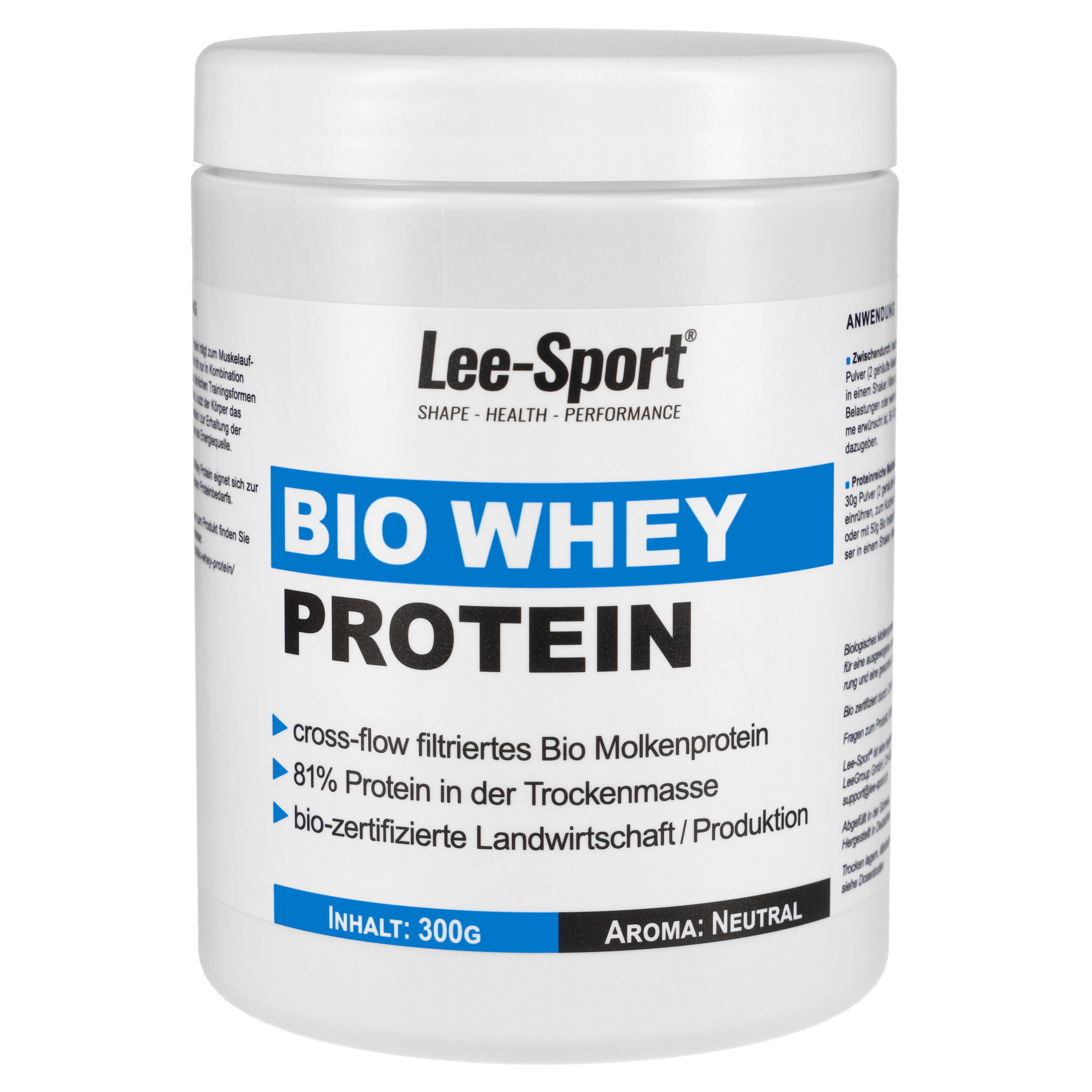Bio Whey Protein günstig kaufen | Lee-Sport®